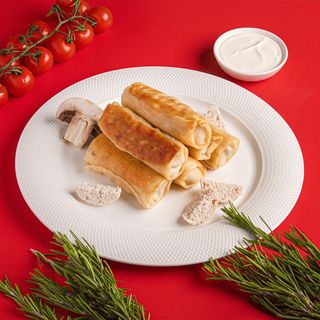 Млинці З Куркою Та Грибами Упаковка (500г)