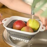 Друшляк Складаний 2 Л (275х220х36мм, Білий/сірий) Kp-75 White/gray