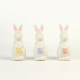 Статуетка "великодній Кролик" (100мм, Білий/фіолетовий) Mh-1505 White/purple