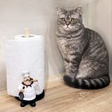 Тримач Для Паперових Рушників Кухар - Білий Dh-st-02-2 White