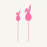 Фігурка Декоративна "кролик" На Палочці 60х350 Мм (60х350мм, Рожевий) Gg-18 M Pink