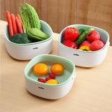 Друшляк Двошаровий Kp-03 S White/green (230х230х105мм, Білий/зелений) Kp-03 S White/green