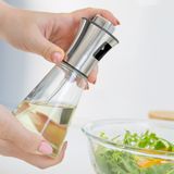 Диспенсер Для Олії Та Оцту 200 Мл (75х155мм, Прозорий/нержавіюча Сталь) Kp-63 T/ss