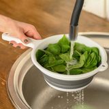 Друшляк Складаний 1.5 Л (330х200х90мм, Білий/сірий) Kp-79 White/gray