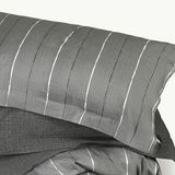 Наволочка "сутінки" 50x70 См, Сатин 200 Тс (500х700мм, Сірий З Принтом) Bl-p-06 Gray/print