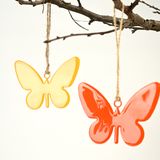 Декор Підвісний "метелики" 100х70 Мм (100х70мм, Жовтий) Gg-15 Yellow