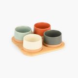 Менажниця Для Закусок На Підставці (220х220х15мм, Кольоровий) Mh-866 Color