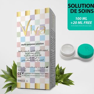 VIVA SOLUTION DE SOINS DE LENTILLES YEUX 120ml