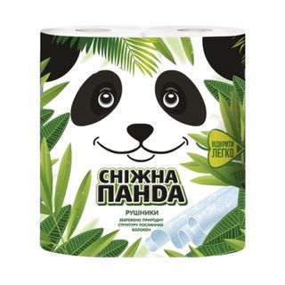 Рушники Паперові Сніжна Панда 2шт Класік