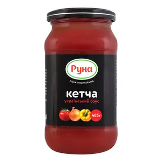 Соус Руна С/б 485г Український Кетча