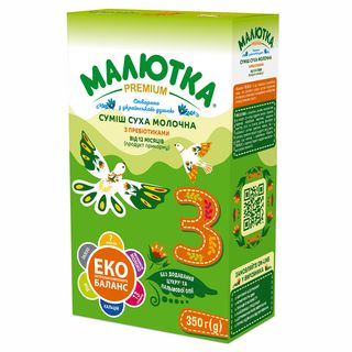 Дх Малютка Суміш 350г Малютка Преміум 3