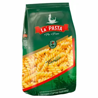 Макарони La Pasta 400г Спіральки
