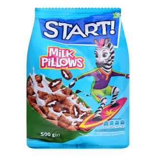 Сух Сніданок Start 500г Подушечки Молоко