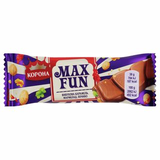 Шоколад Корона 38г Максфан Марм Печ Мол
