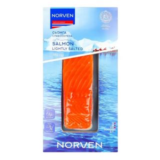 Філе Сьомги Norven Слабосолене 180г. Т/у