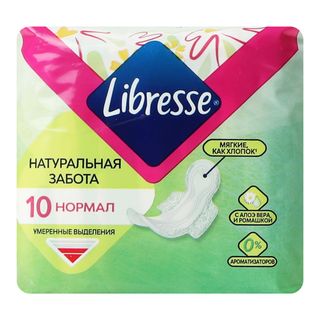 Прокладки Libresse 10шт Natural Care Nor