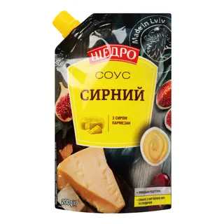 Соус Щедро Д/п 200г Сирний