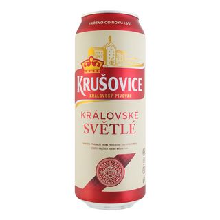 Пиво Krusovice 0,5л Світле 4,2% Ж/б