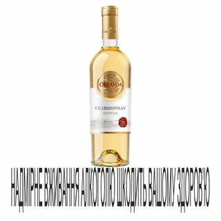 Вино Ореанда 0,75л Шардоне Б/сух 9,5-14%