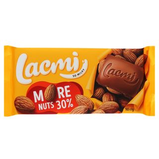 Шоколад Roshen 90г Lacmi Мол Ціл Мигдаль