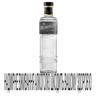 Горілка Nemiroff 0,5лpremium De Luxe 40%