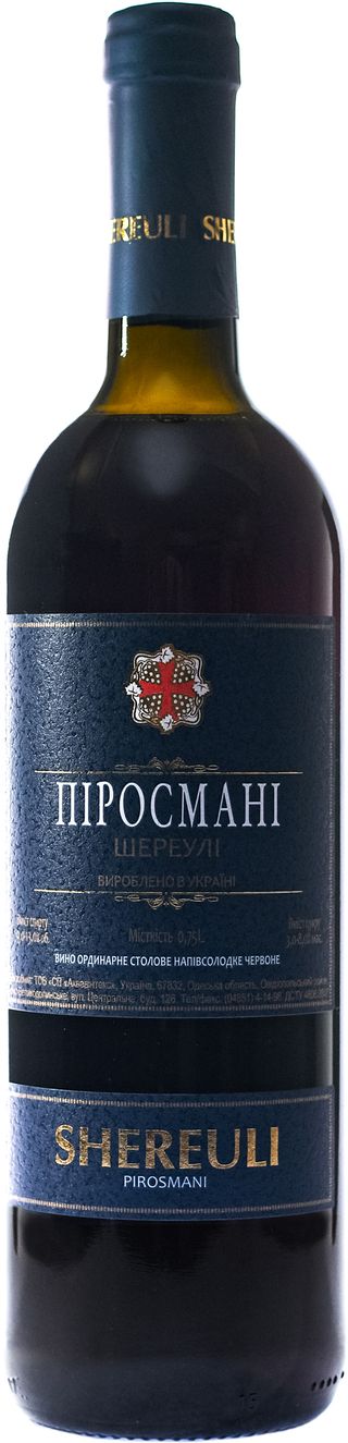 Вино Шереулі 0,75л Сапераві Чер Сух 14%