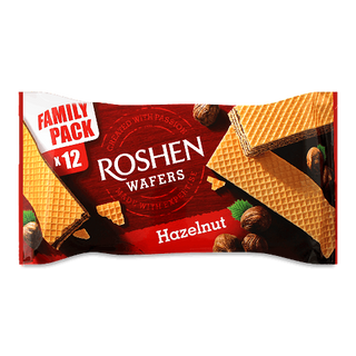 Вафлі Roshen 216г Wafers Горіх