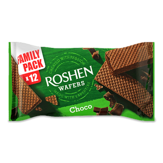 Вафлі Roshen 216г Wafers Какао
