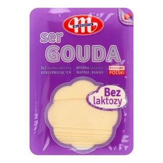 Сир Mlekovita Гауда Б/лактози, Нарізка 150 Г (польща)