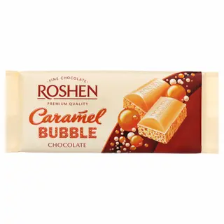 Шоколад Roshen 80г Bubble Caramel