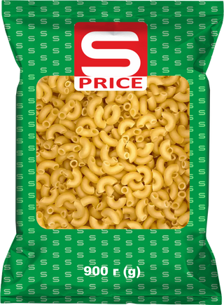 Макарони S-price 900г Ріжки