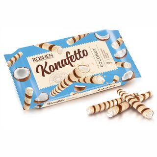 Трубочки Roshen 140г Konafetto Кокос