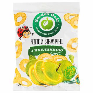 Чипси Gadz 40г Fruitchips Яблуч З Кислин