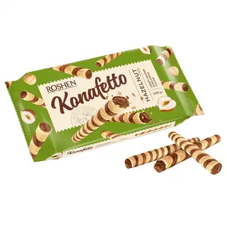 Трубочки Roshen 140г Konafetto Горіх