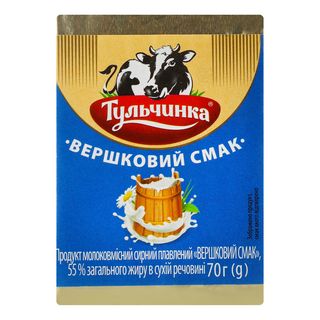 Продукт Сирний Тульчинка Пл 70г Вершков
