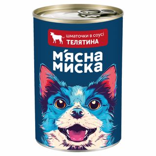 Консерв Мясна Миска Дс 415гтелятина Соус