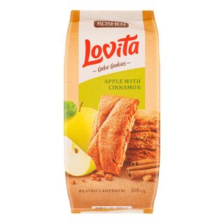 Печиво Roshen 168г Lovita Яблуко-кориця