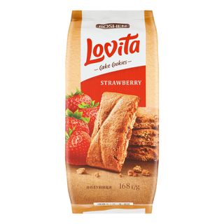 Печиво Roshen 168г Lovita Полуниця