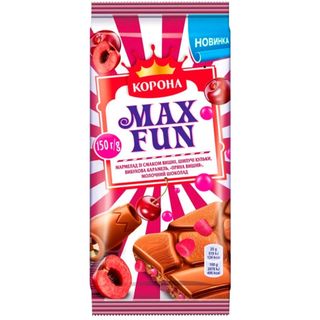 Шоколад Корона 150г Max Fun Виш Марм Кар