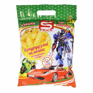 Палички Кукурудзяні S-price 100г Д/хлопч