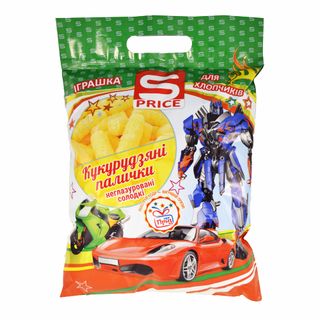 Палички Кукурудзяні S-price 100г Д/хлопч