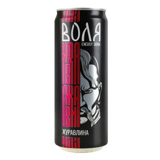 Напій Безалкогольний Воля Моршинська 0,33л. Банка Енерджі Журавлина