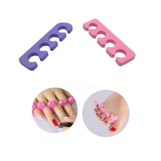 2 pièces éponge séparateurs d'orteils doigt Ongles manucure pédicure
