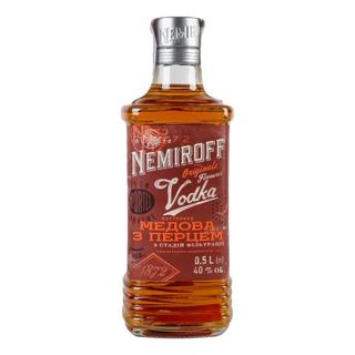 Горілка Nemiroff 0,5 Л Медова З Перцем Квадро