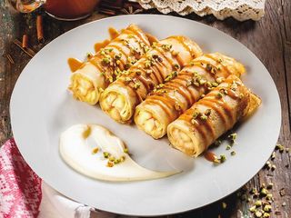 Млинці З Карамелізованим Яблуком