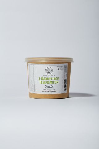 Зелений Чай-бергамот Джелато Морозиво Ціна За 100 Гр