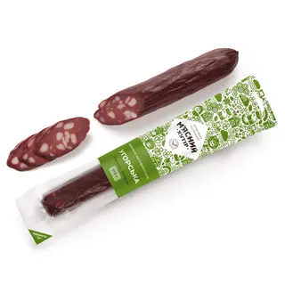 Ковбаса Мясний Хутір 210г Угорська 1г В
