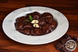 Вареники Шоколадні З Сиром Та Шоколадними Дропсами