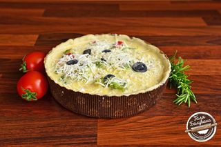 Кіш З Лососем, Шпинатом Та Помідорами Шт