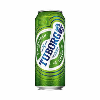Пиво Туборг Грін 0,5л Ж/б 4,6%